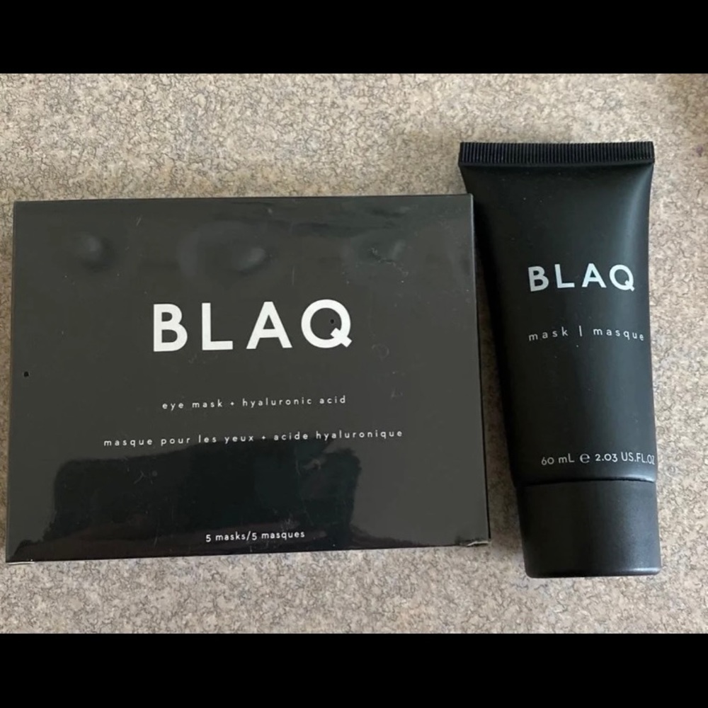 Blaq face and eye mask